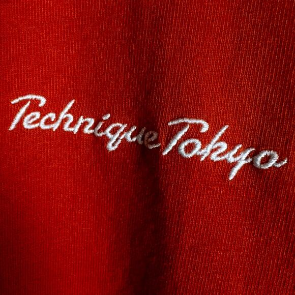 Uniqlo x Technique Tokyo World of Record Stores Orange Graphic T-Shirt - Size M - Picture 3 of 5